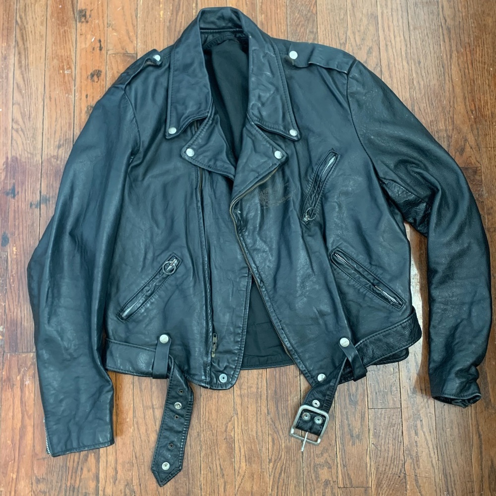 Vintage Harley Davidson brooks biker jacket